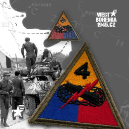 O1619 Originalni nasivka US 4. obrnena divize